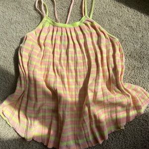 STRIPED BABYDOLL TOP